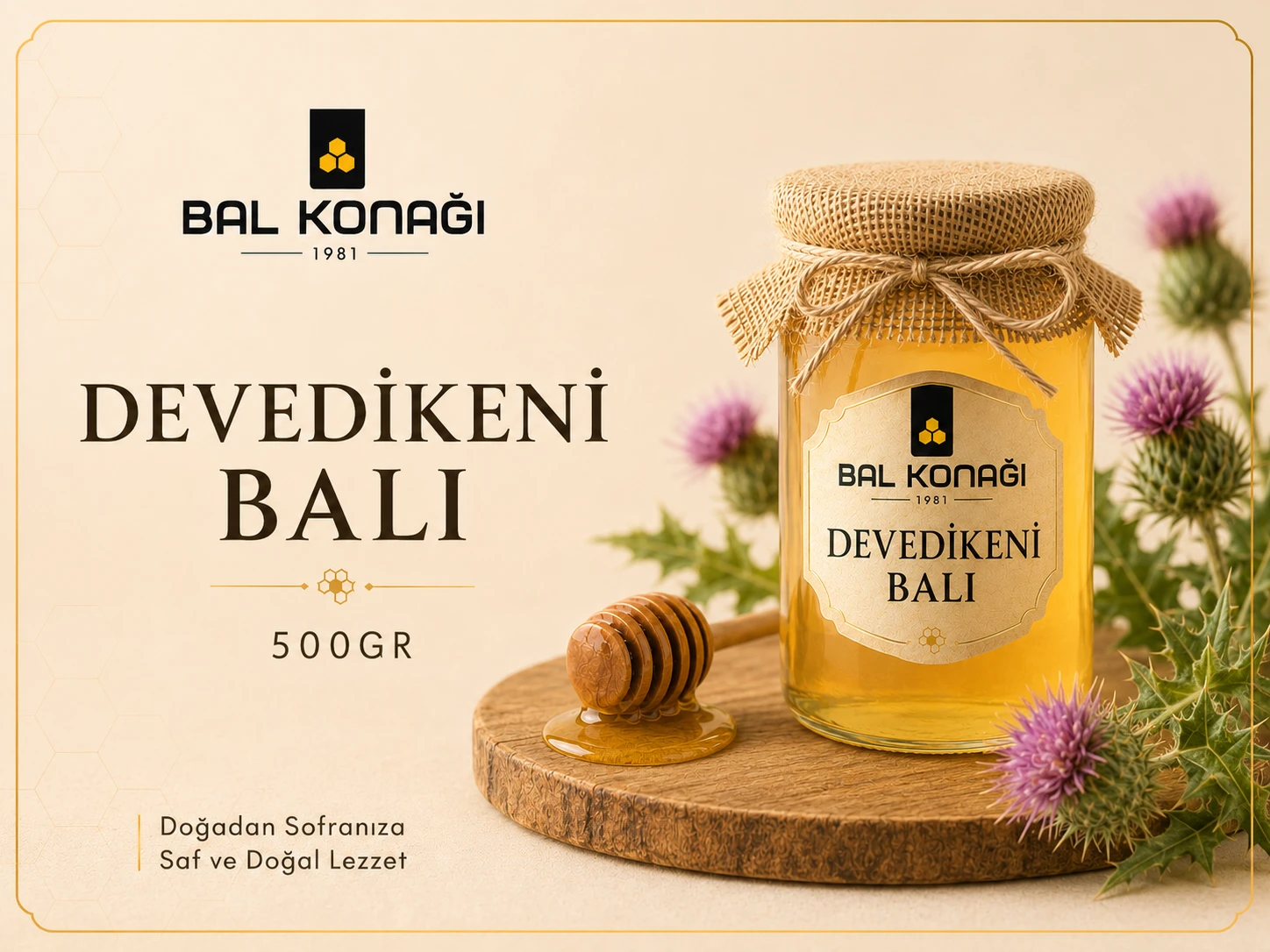 Devedikeni Balı (500GR) Devedikeni Balı (500GR) - Görsel 1