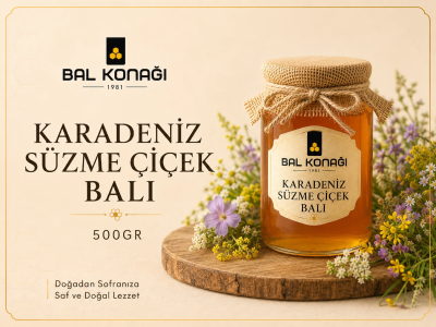 Karadeniz Süzme Çiçek Balı (500GR)